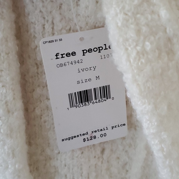 🆕 Free People Lofty V-Neck Sweater - Picture 9 of 10
